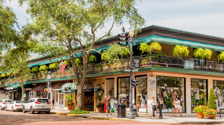 Park Avenue in Winter Park, Florida