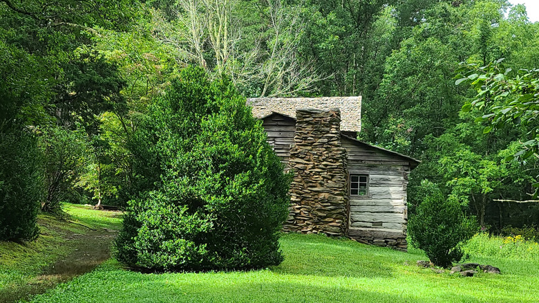 A historic house located on little Greenbrier Road in Great Smoky Mountains National Park