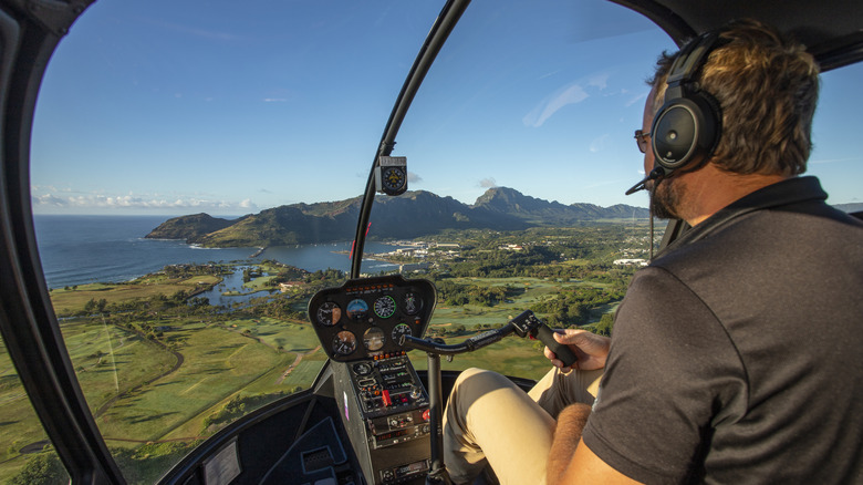 helicopter view of Hawaii