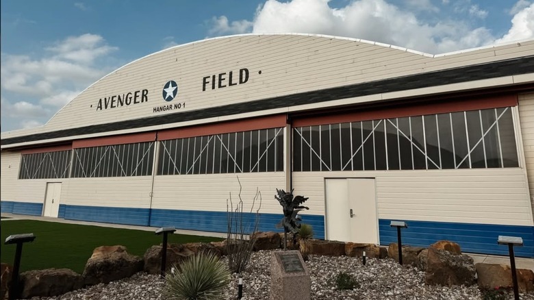 Avenger Field hangar at the WASP WWII museum
