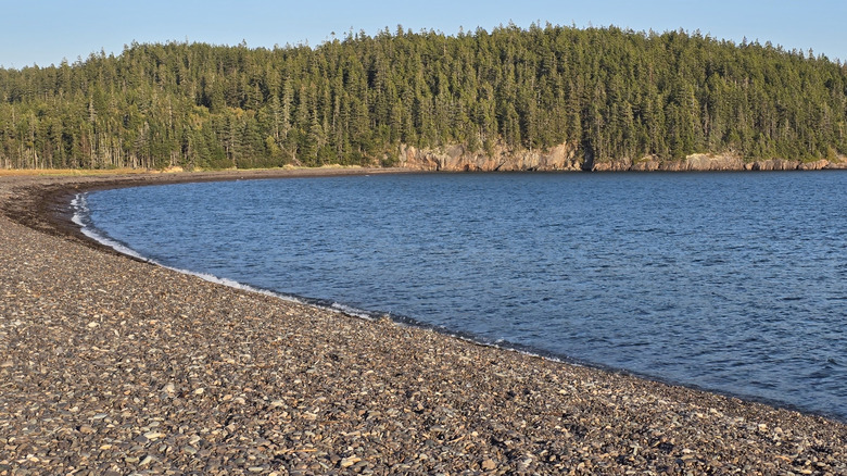 A view of Jasper Beach in Machiasport along the Bold Coast of Maine