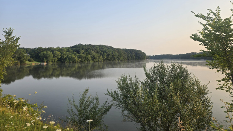 Landscape around Lake Milton, Ohio