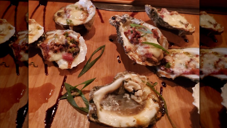 Cajun-style oysters from Gabe's Downtown, Villa Rica, Georgia