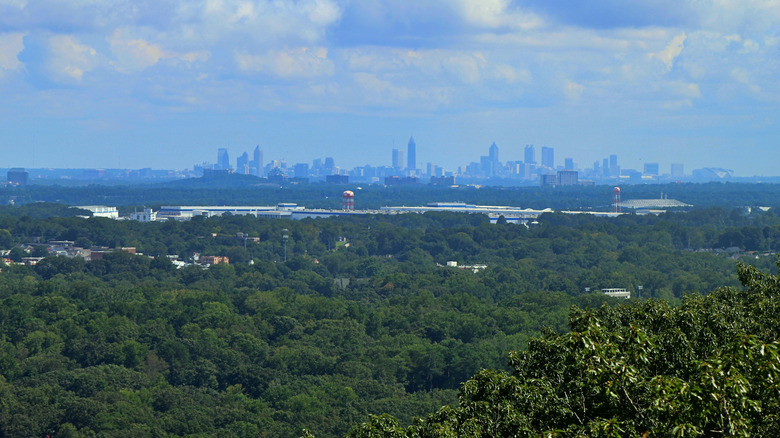 Atlanta skyline views from the Kennesaw Mountains