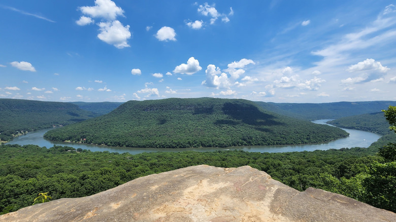 Views of the Sequatchie Valley from Prentice Cooper State Forest near Kimball, Tennessee