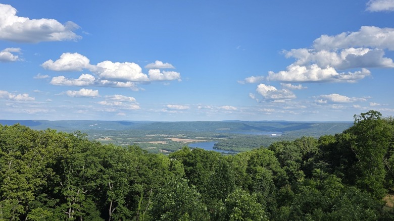Views of the Sequatchie Valley from Top of the Rock Restaurant and Brewery in Kimball, Tennessee