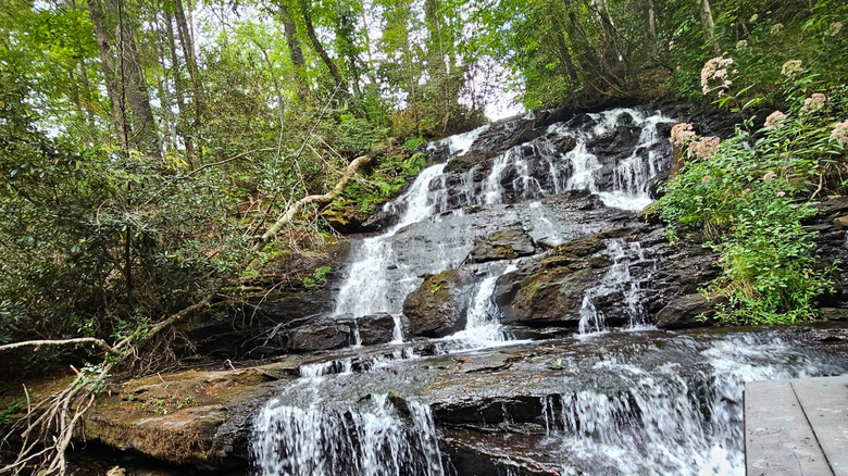 Waterfall at DeSoto Falls