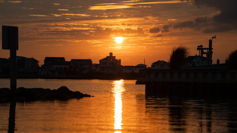 Sunset over Tuckerton Beach, New Jersey