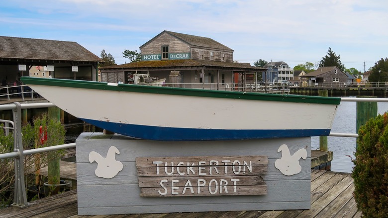 Historic Tuckerton Seaport sign