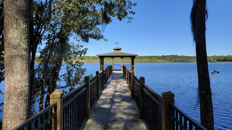 Gazebo at Lake Warren State Park in South Carolina
