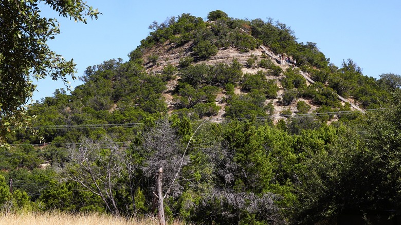 The Old Baldy mountain in Texas