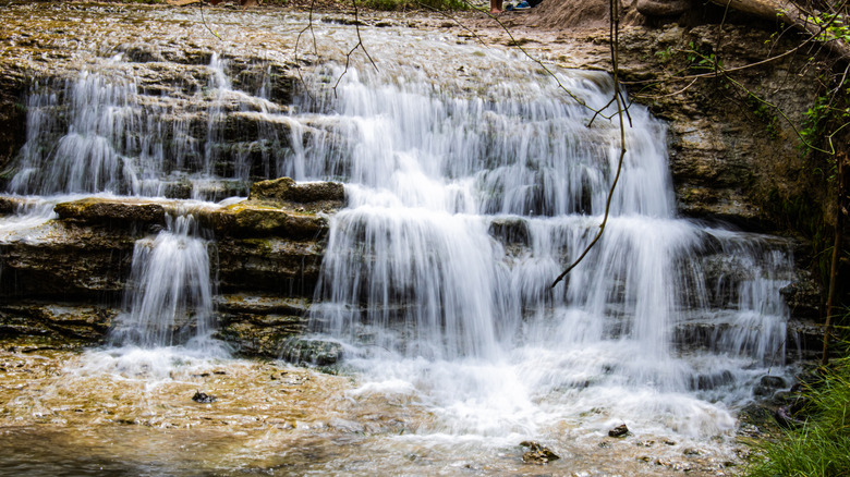 Chalk Ridge Falls Park in Central Texas