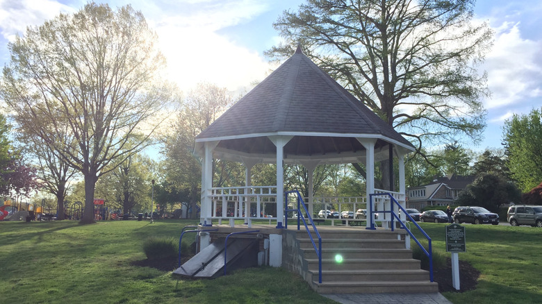The historic gazebo at Millard Tydings Memorial Park