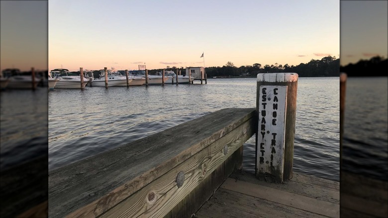 Sunrise at Otter Point Creek in Maryland