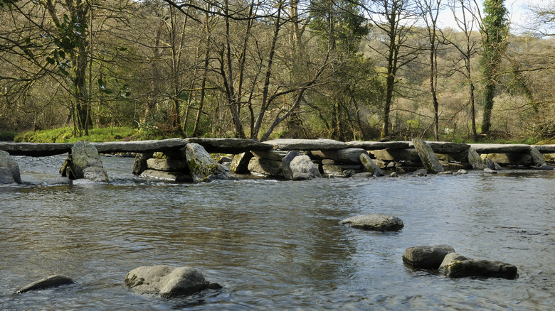 The Tarr Steps over the River Barle near Withypool