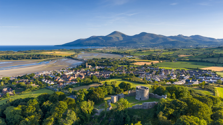 Aerial view of Newcastle, County Down