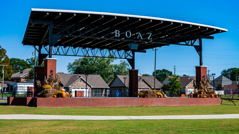 Stage at Old Mill Park, Boaz, Alabama