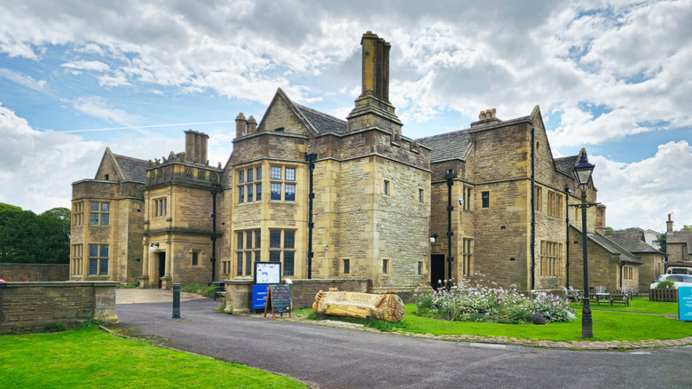 Exterior of Haworth Art Gallery in Accrington, England