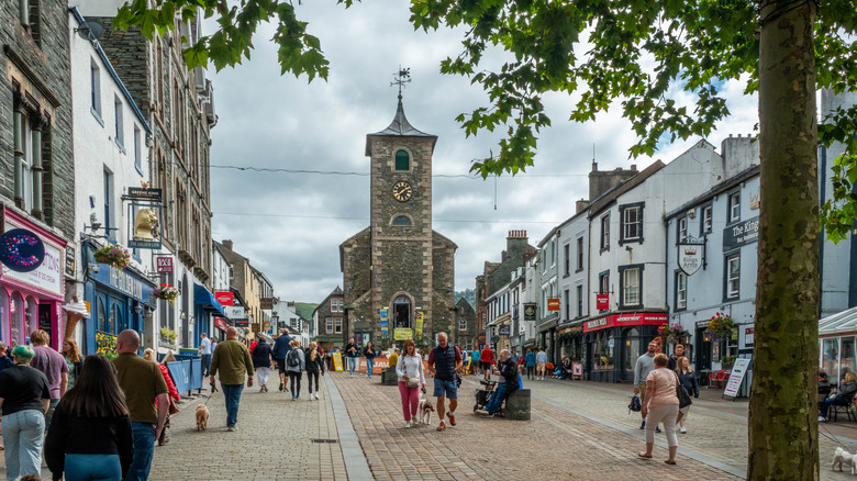 The downtown Market Square in the heart of Keswick