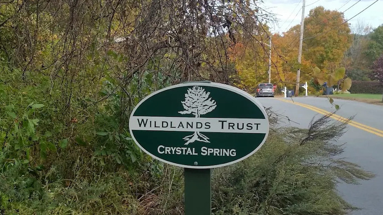 Signage at Crystal Spring Preserve