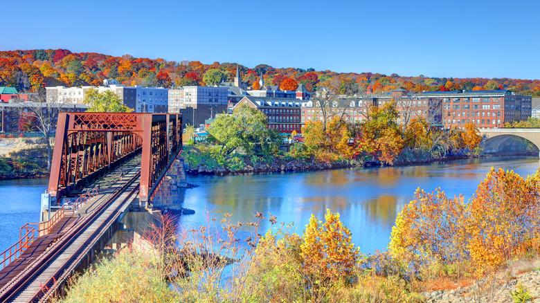 The Commodore Hull Bridge over the Housatonic River in Connecticut