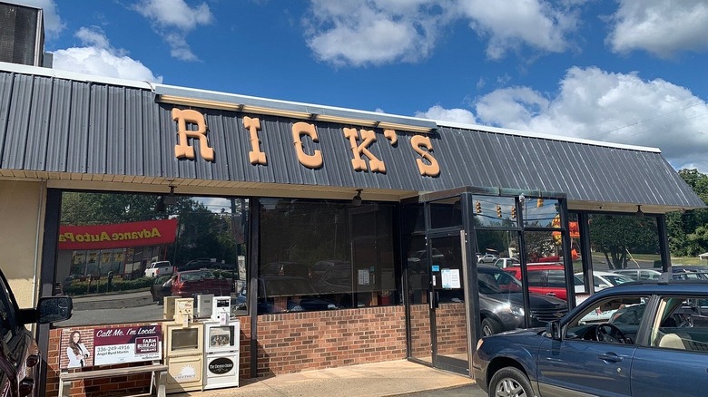 Exterior of Rick's Restaurant