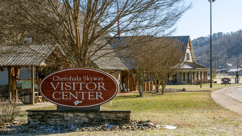 The Cherohala Skyway Visitor Center in Tellico Plains