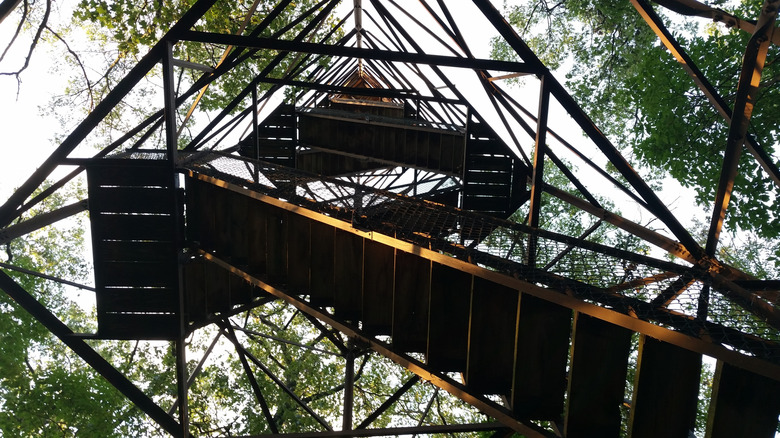 The fire tower at Tippecanoe River State Park, Indiana