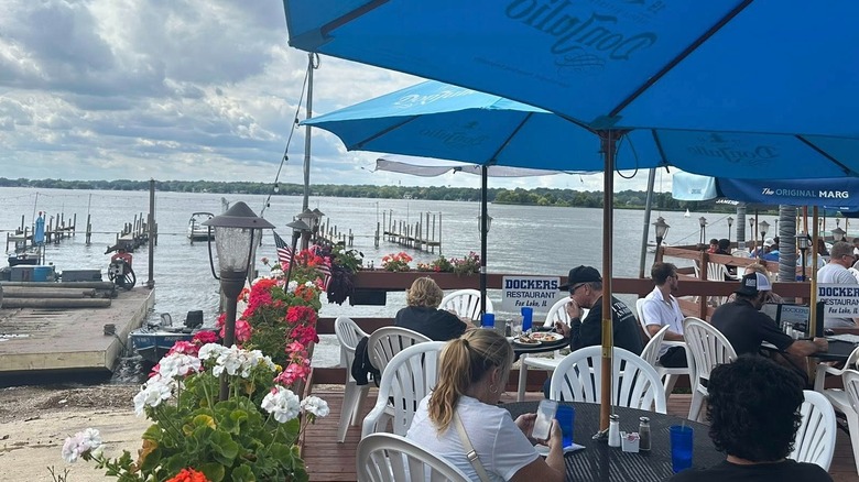 view from Dockers Restaurant, Fox Lake, Illinois
