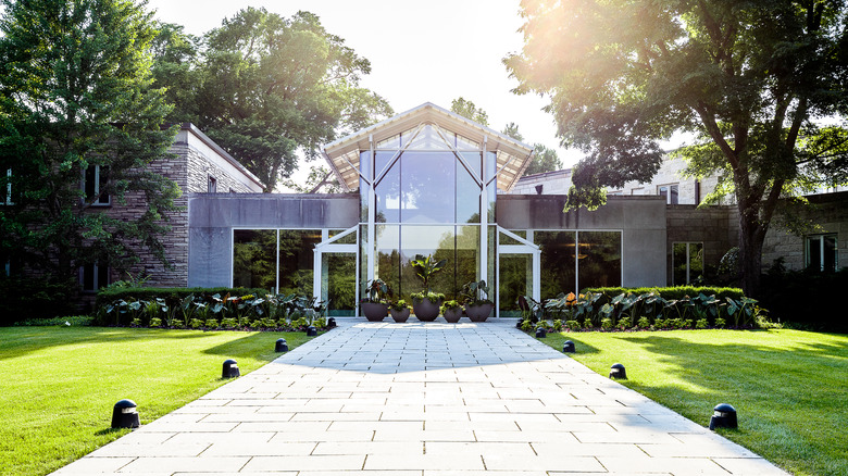 The Sterling Morton Library in the Morton Arboretum, Lisle, Illinois