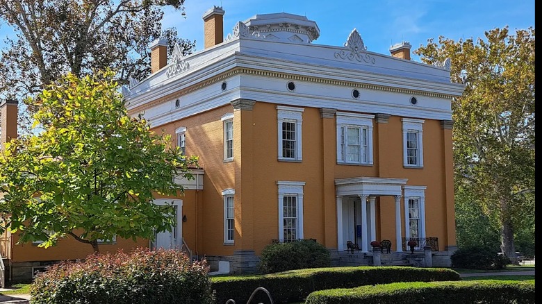 Exterior facade of the Lanier Mansion