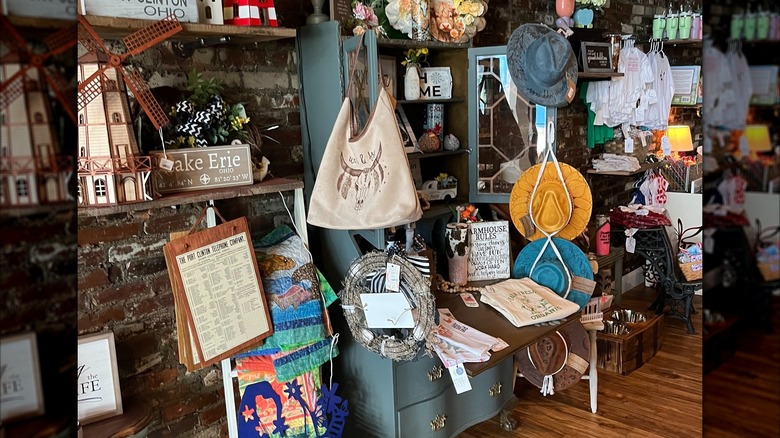 Bags, hats, home decor, and more items at Perfect Imperfections Boutique & Design, Oak Harbor, Ohio
