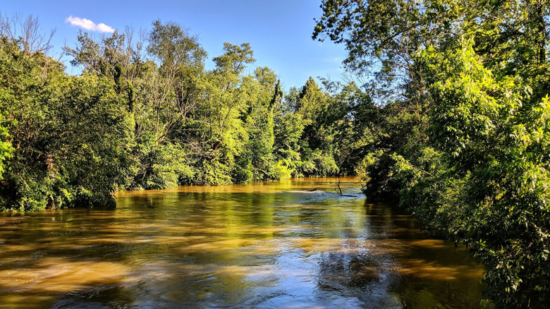 View of the Mahoning River from Newton Falls, Ohio