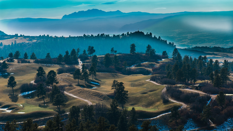 Golf course in Castle Pines Colorado
