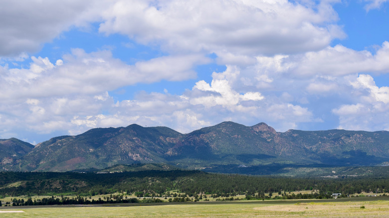 Ormes Peak just west of Gleneagle and part of the Front Range