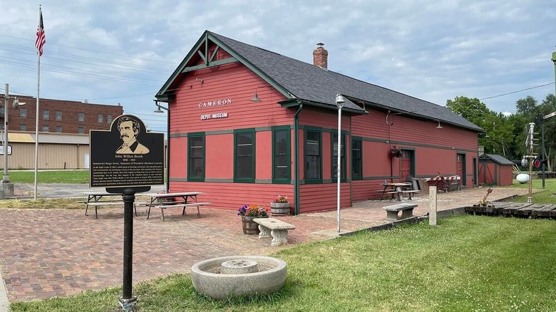 Exterior of Cameron Depot Museum