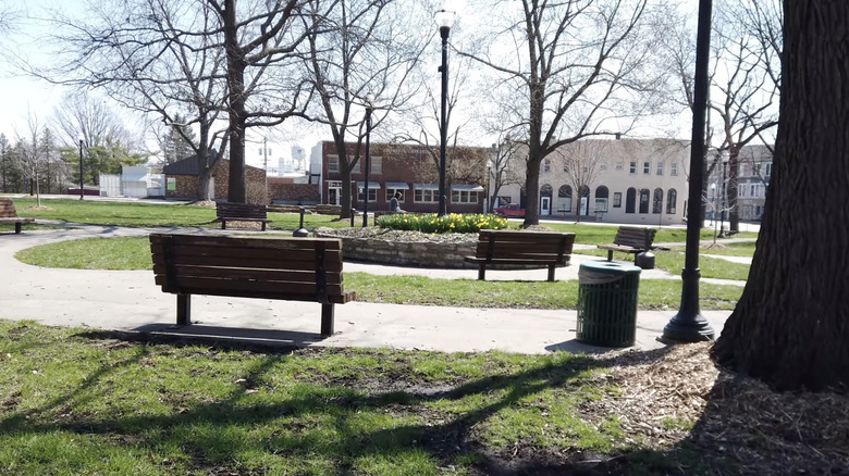 Verdant park in Cameron, Missouri