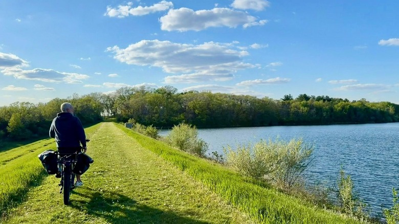 Prairie Rose State Park's scenic lakeshore