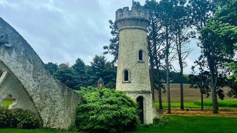 A castle structure in Ida Grove