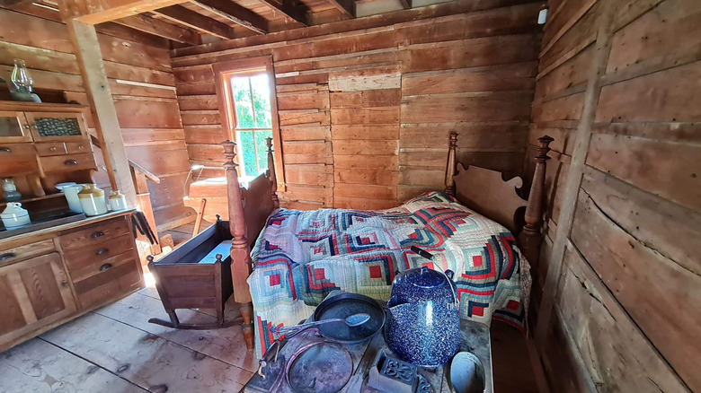 Artifacts and furniture at the Josiah Henson Museum of African-Canadian History