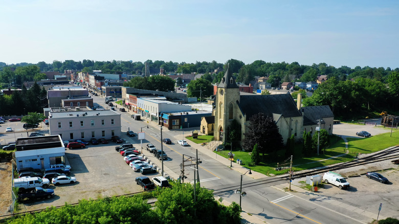 Aerial view of Ingersoll