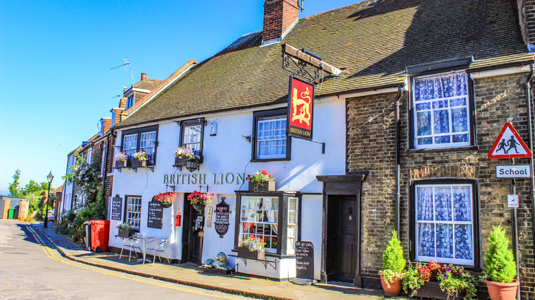 The British Lion pub is the oldest in town