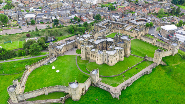 Alnwick with its castle, UK