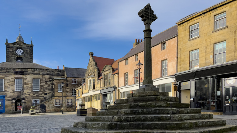 Main market square of Alnwick
