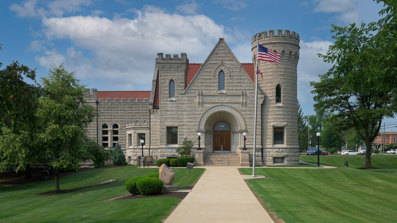 Brumback Library on Main Street in Van Wert, Ohio