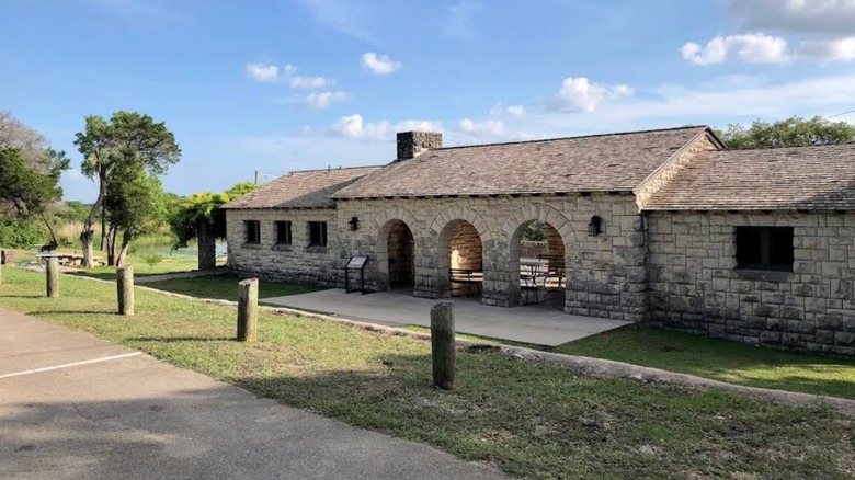The Civilian Conservation Corps refectory at Meridian State Park