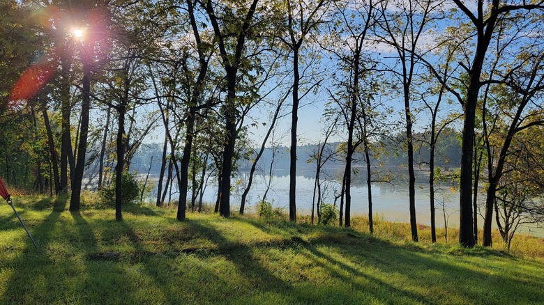 View of Pine Lake, Hancock, Wisconsin