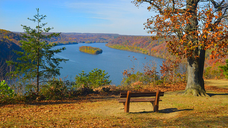 Autumn view from The Pinnacle Overlook in Susquehannock State Park