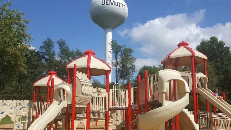 The playground at Spencer Park