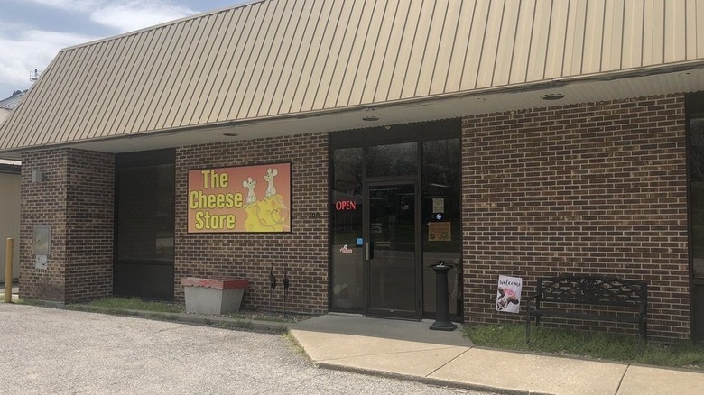 Exterior of The Cheese Store